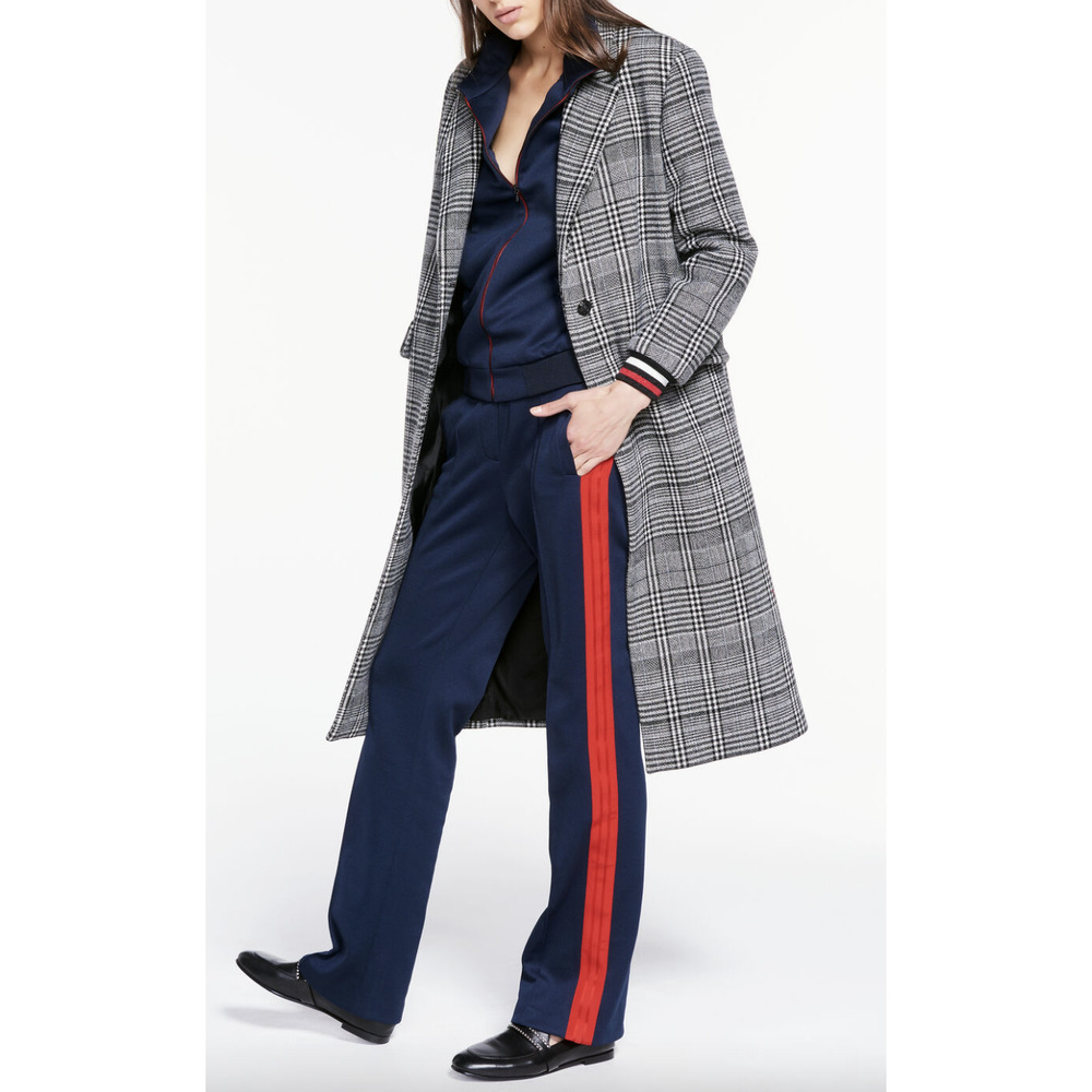 Ba&sh Windowpane Lou Coat Size Small